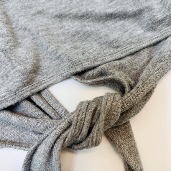 Five Dancewear “It’s a Wrap” Dance Top Gray AXS EUC! - Picture 2 of 6